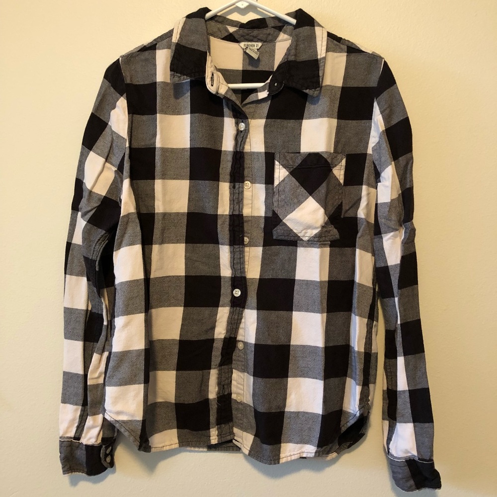 forever 21 plaid shirt
